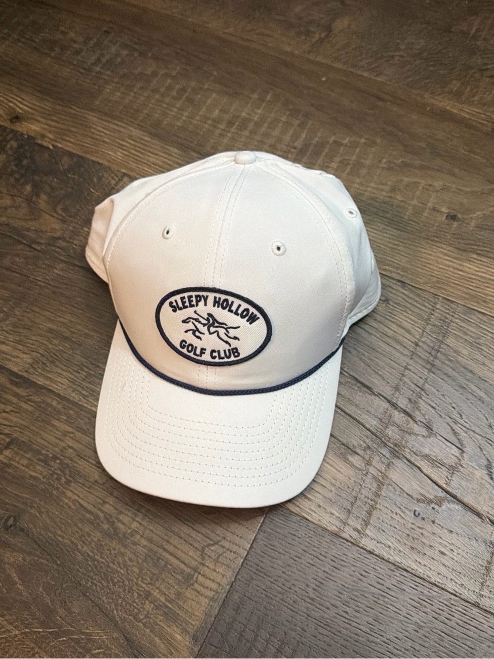 White Sleepy Hollow Golf Club Hat